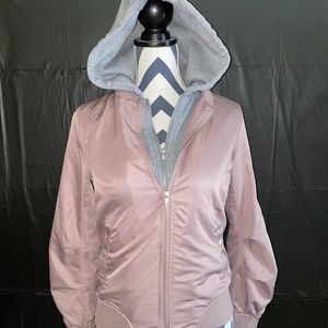 Forever 21 Purple and Gray Hoodie